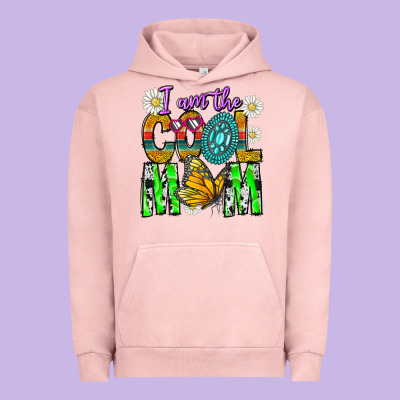 I'm The Cool Mom Urban Hoodie Designed By Cowhidedigitalart