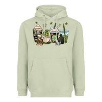 Matcha us army coffee cups Heavyweight Hoodie - OliviaCreatesArt