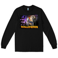 Black Halloween Wolf Long Sleeve Tee - LillyAllenDesigns