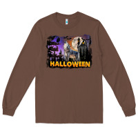 Chestnut Halloween Wolf Long Sleeve Tee - LillyAllenDesigns