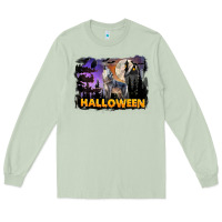 Matcha Halloween Wolf Long Sleeve Tee - LillyAllenDesigns