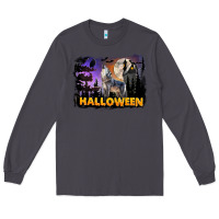 Smoke Halloween Wolf Long Sleeve Tee - LillyAllenDesigns