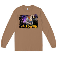 Toasted Coconut Halloween Wolf Long Sleeve Tee - LillyAllenDesigns