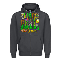 Smoke Mardi Gras drinking team Zipper Hoodie - HowdyJamesFarm