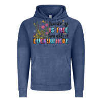 Vintage Denim kindness is free sprinkle it everywhere Vintage Hoodie - MaliasSmallBusiness