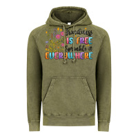 Vintage Olive kindness is free sprinkle it everywhere Vintage Hoodie - MaliasSmallBusiness