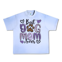 Grape Ice best dog mom ever Urban Heavy Tee - MaliasSmallBusiness