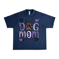 Navy best dog mom ever Urban Heavy Tee - MaliasSmallBusiness