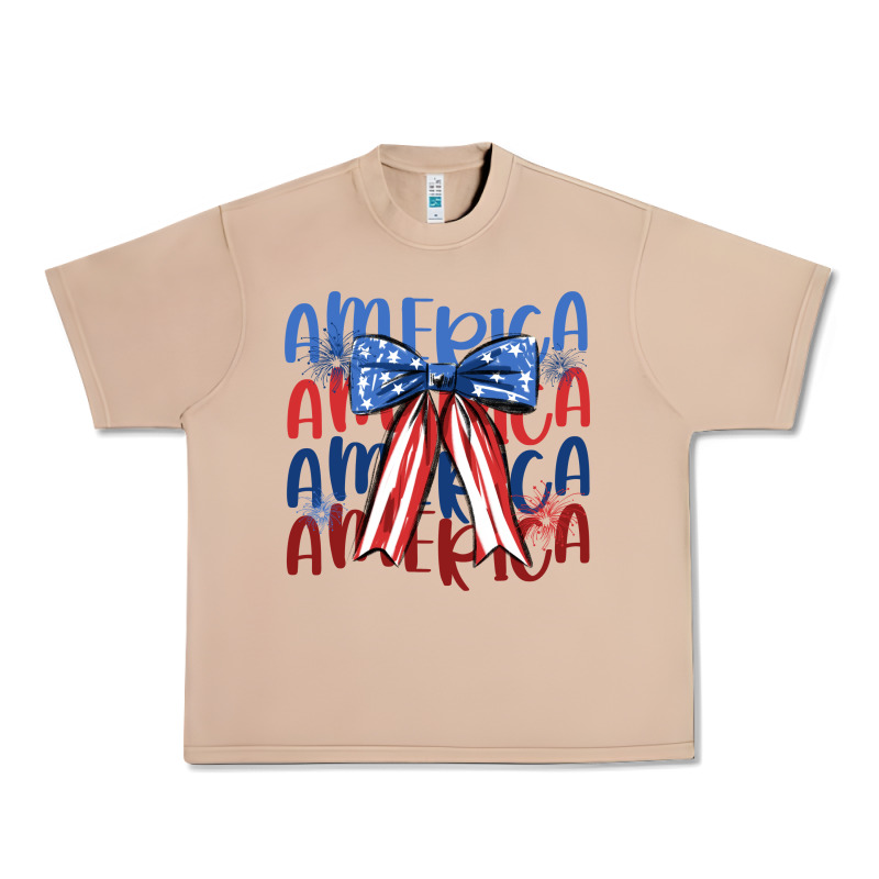 America Ribbon Urban Heavy Tee by JahusDesignShop | Teevron