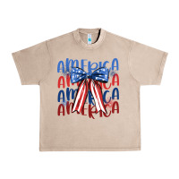 French Oak america ribbon Urban Heavy Tee - JahusDesignShop