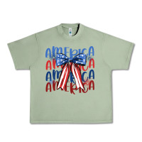 Oil Green america ribbon Urban Heavy Tee - JahusDesignShop