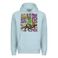 Blue Mist Mardi Saurus Rex Premium Hoodie - HowdyJamesFarm