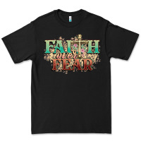 Black faith over fear cross Premium Tee - NancyCooperArtShop
