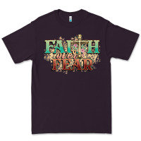 Plum faith over fear cross Premium Tee - NancyCooperArtShop