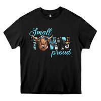 Black small town proud Heavy Core Tee - JahusDesignShop