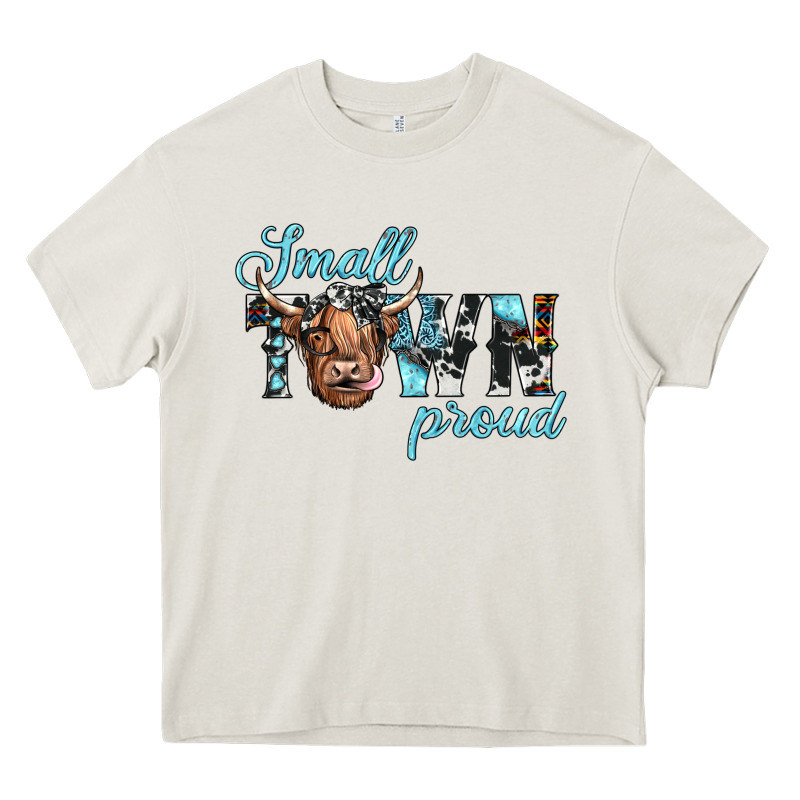 Small Town Proud Heavy Core Tee by JahusDesignShop | Teevron