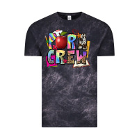 Cloud Black para crew Vintage Tee - NancyCooperArtShop
