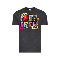 Vintage Black para crew Vintage Tee - NancyCooperArtShop