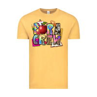 Vintage Mustard para crew Vintage Tee - NancyCooperArtShop
