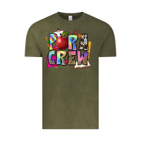 Vintage Olive para crew Vintage Tee - NancyCooperArtShop