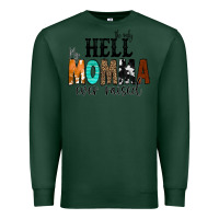 Sports Green The Only Hell my Momma Ever Raised Premium Sweatshirt - CowCowDesign