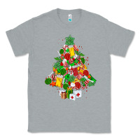 Heather Grey nurse christmas tree Classic Tee - MaliasSmallBusiness