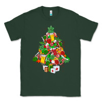 Sports Green nurse christmas tree Classic Tee - MaliasSmallBusiness