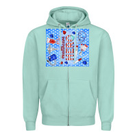 Seafoam healthcare hero Zipper Hoodie - TumblerDesignByShophia