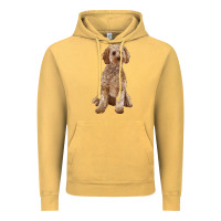 Vintage Mustard cockapoo Vintage Hoodie - RanaPortraitStore