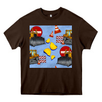 Bulldozer Seamles Pattern Heavy Core Tee | Teevron