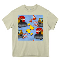 Mossy bulldozer seamles pattern Heavy Core Tee - BundleAndBundleShop