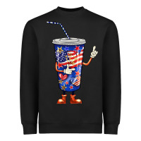 Black 4th of july coca Heavyweight Sweatshirt - BarkalooDesign