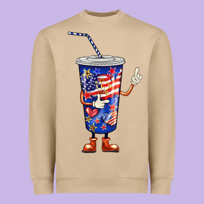 4th Of July Coca Heavyweight Sweatshirt Designed By Barkaloodesign