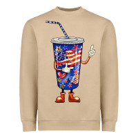 Mushroom 4th of july coca Heavyweight Sweatshirt - BarkalooDesign