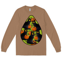 Toasted Coconut Black Cat Halloween Teardrop Long Sleeve Tee - LillyAllenDesigns