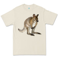 Bone Hand Drawn Wallaby Animal Premium Tee - LillyAllenDesigns