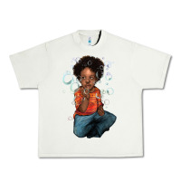 Pistachio afro black boy Urban Heavy Tee - NancyCooperArtShop