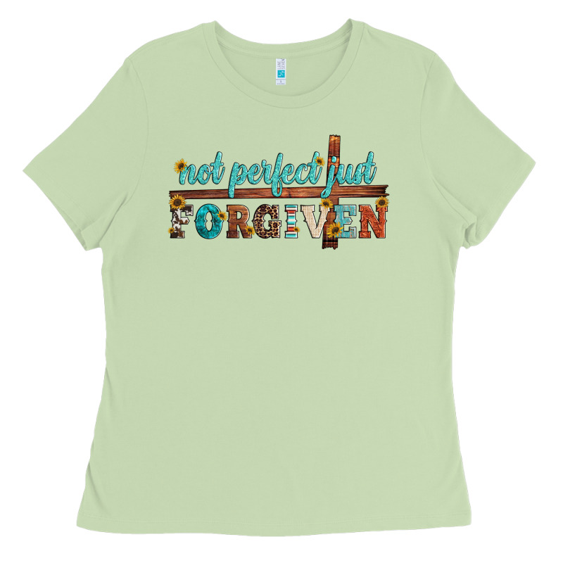 Not Perfect Just Forgiven Ladies Tee by Artiststas | Teevron