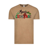 Faith Cross Merry Christmas Vintage Tee | Teevron