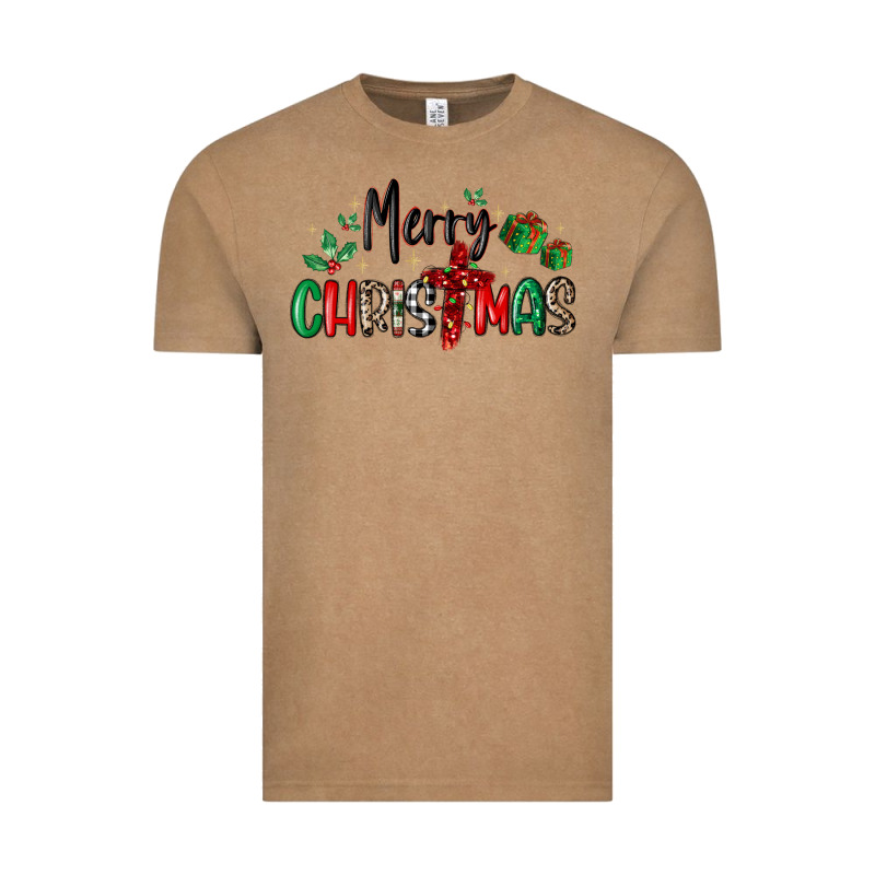 Faith Cross Merry Christmas Vintage Tee by MaliasSmallBusiness | Teevron