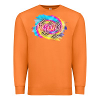 Carrot Mama Tie dye Leopard Premium Sweatshirt - CowCowDesign