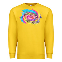 Lemon Mama Tie dye Leopard Premium Sweatshirt - CowCowDesign