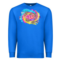 True Royal Mama Tie dye Leopard Premium Sweatshirt - CowCowDesign