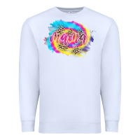 White Mama Tie dye Leopard Premium Sweatshirt - CowCowDesign