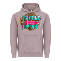 Vintage Zinc crafting is my therapy Vintage Hoodie - NancyCooperArtShop