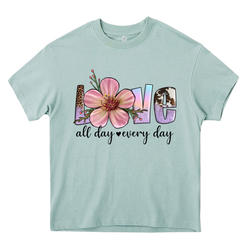 Love All Day Every Day Heavy Core Tee by Artiststas | Teevron