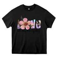 Black love all day every day Heavy Core Tee - Artiststas