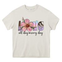 Cream love all day every day Heavy Core Tee - Artiststas