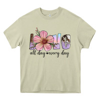 Mossy love all day every day Heavy Core Tee - Artiststas