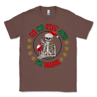 Chestnut ho ho holly shit skeleton santa Classic Tee - MaliasSmallBusiness